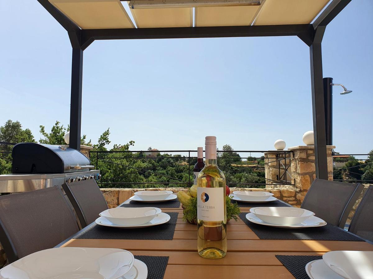 Natural View Villa With Private Pool Skouloufia Екстер'єр фото