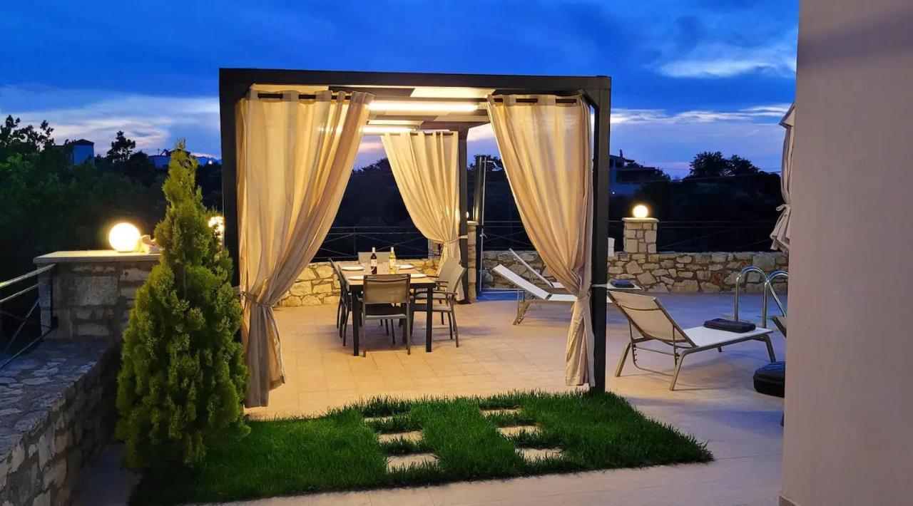 Natural View Villa With Private Pool Skouloufia Екстер'єр фото