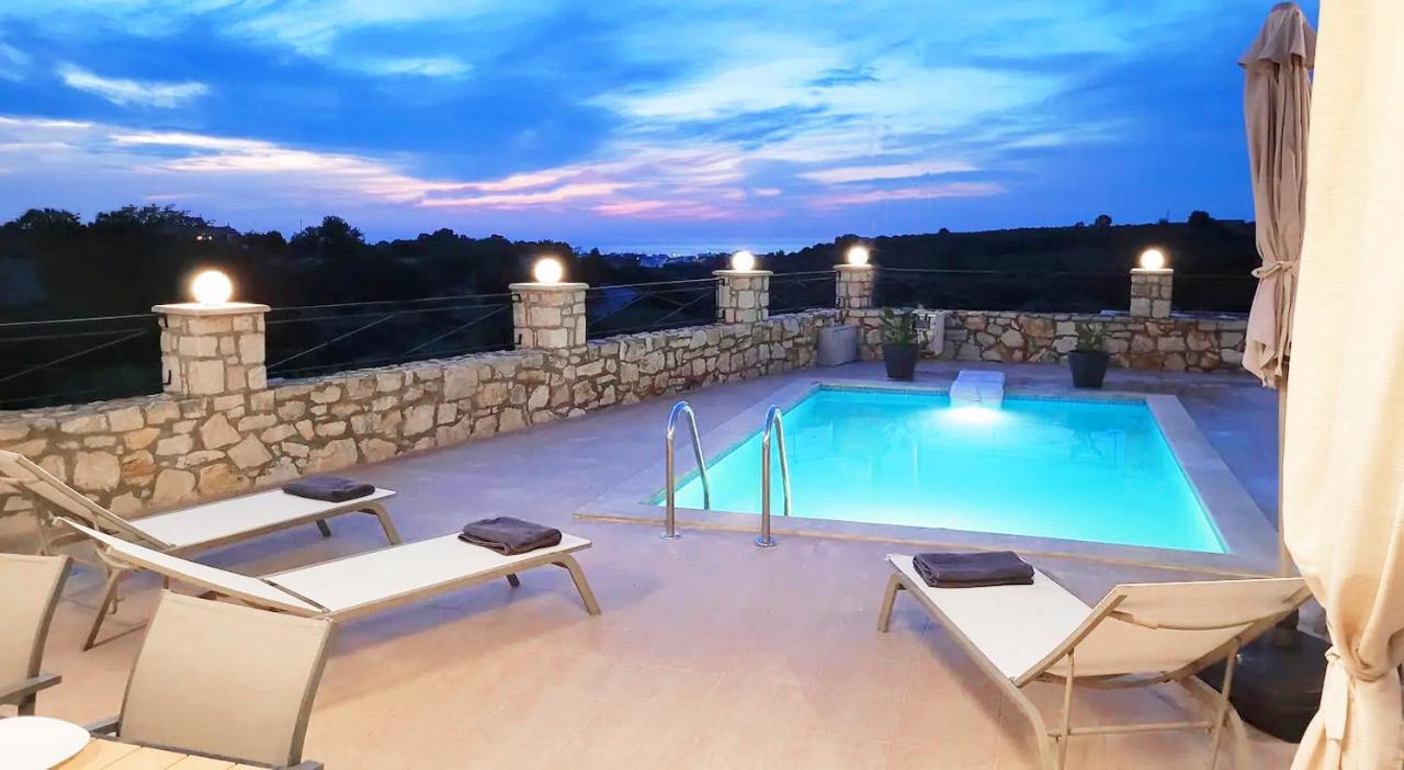 Natural View Villa With Private Pool Skouloufia Екстер'єр фото
